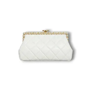 Клатч CHANEL Pearl Kiss Lock Evening Frame (22 см)
