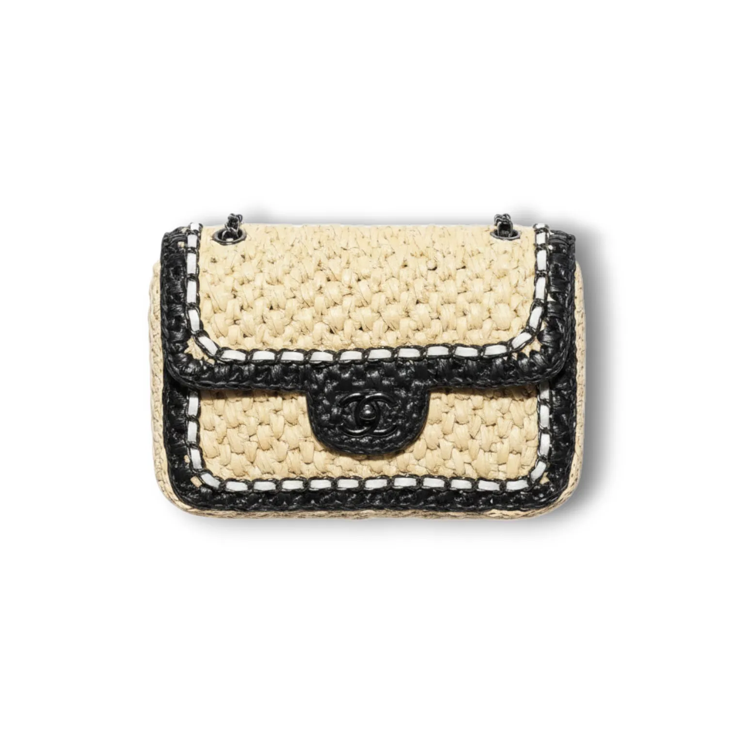 Сумка CHANEL Venice Beach Braided Raffia Flap (20 см)