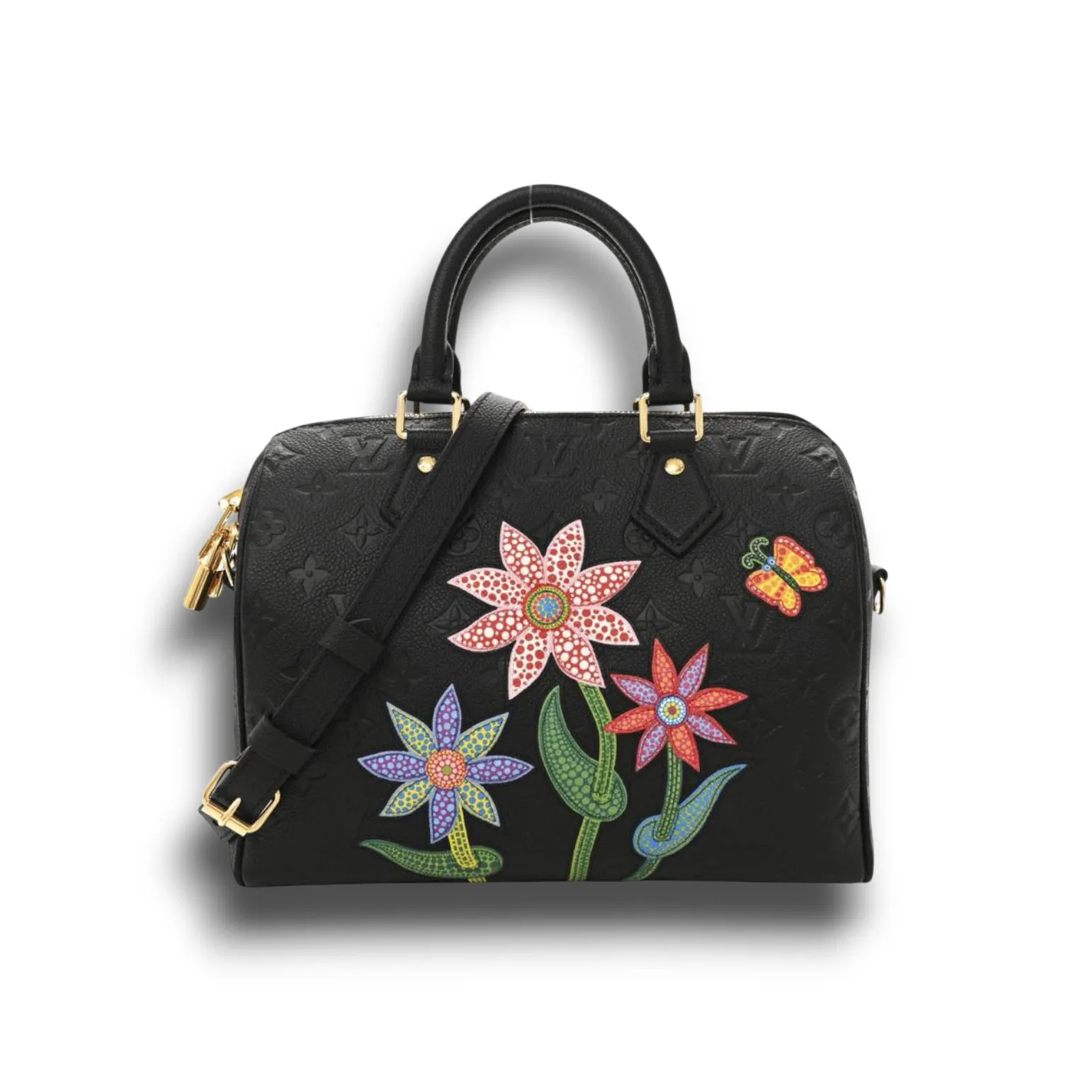 Сумка LOUIS VUITTON Speedy Bandoulière Yayoi Kusama (25 см)