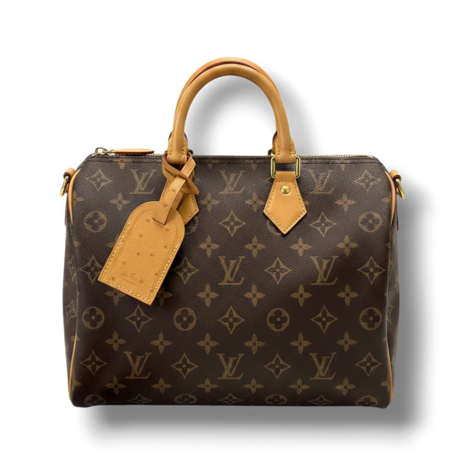 Сумка LOUIS VUITTON Speedy страус(30 см)