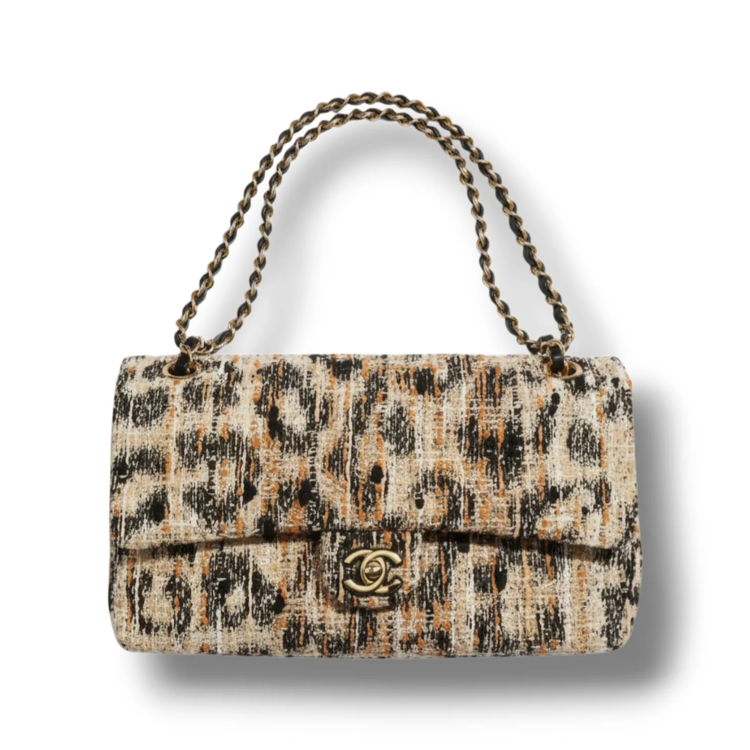 Сумка CHANEL Maxi Leopard Print (33 см)